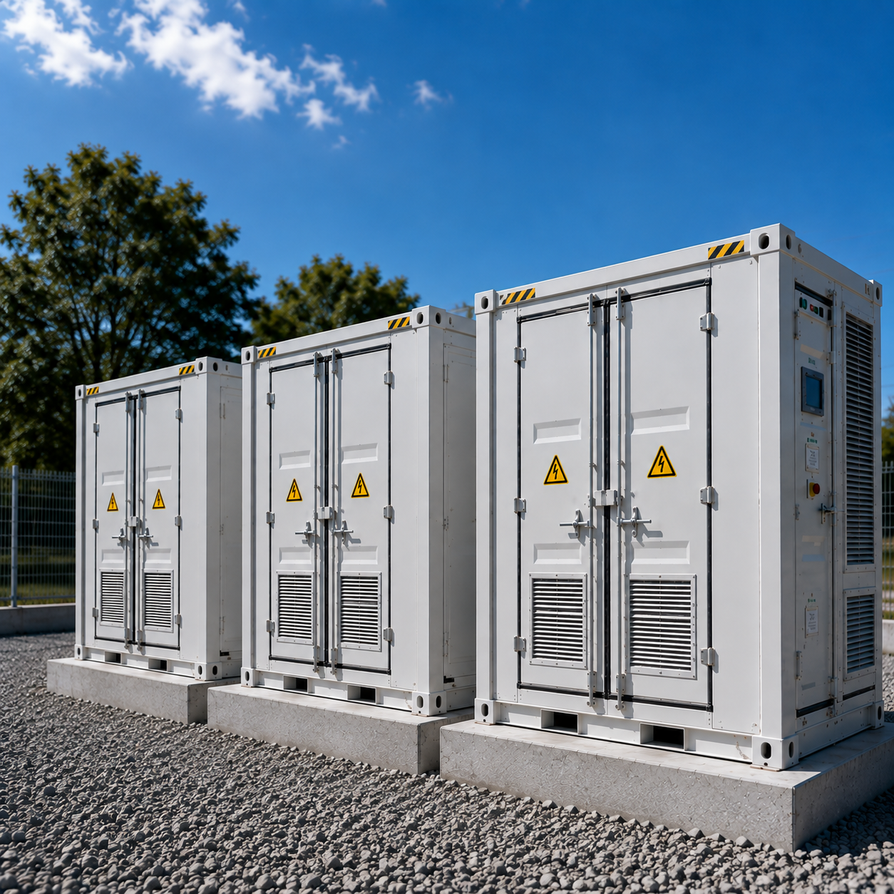 Sistema de 3 baterías para eficiencia operativa